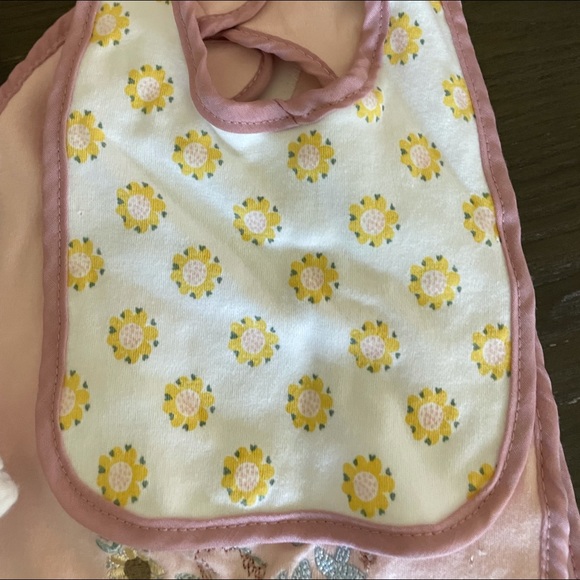 2/$10 Baby Girl Bib Bundle (7 Bibs) - Picture 5 of 13